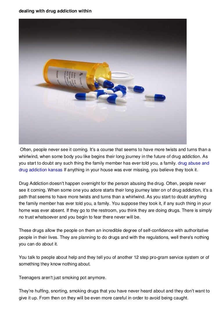 Dealing With Drug Addiction In Your Family