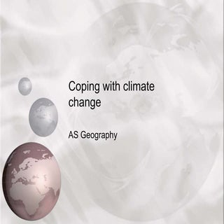 Coping with climate change