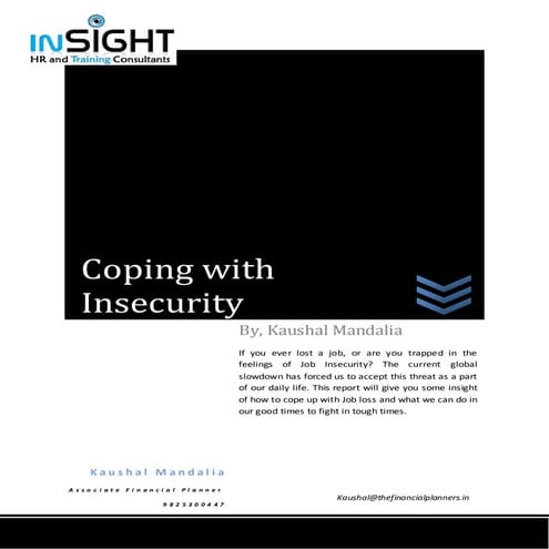 Coping with insecurity