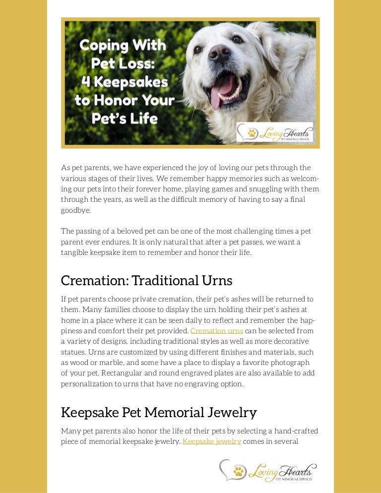 keepsake for dog