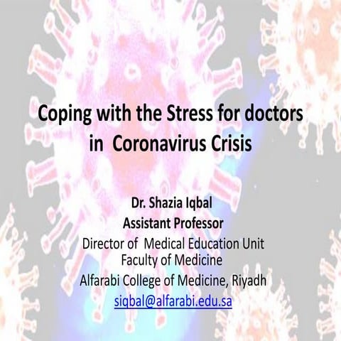 Coping with stress in coronavirus | PDF