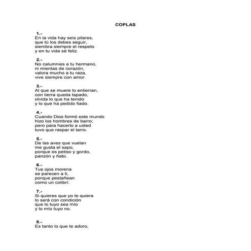 Coplas