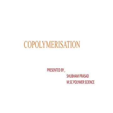 Copolymerisation