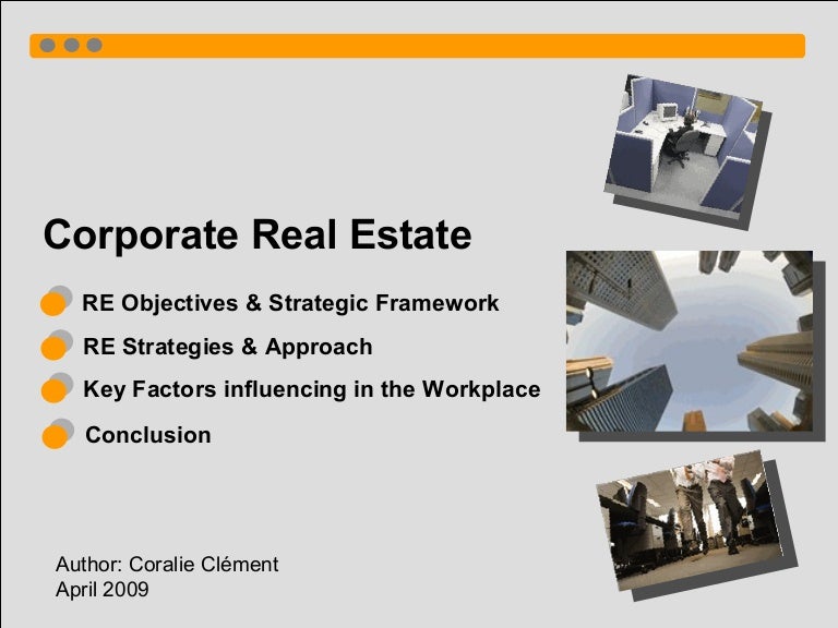 objectives of real estate