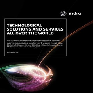 INDRA. TECHNOLOGICAL SOLUTIONS AND ...