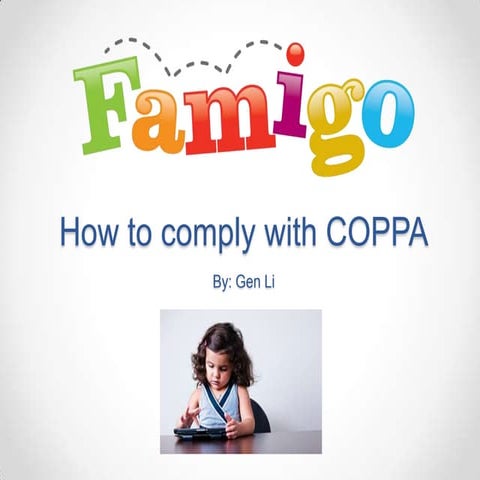 COPPA for Newbies | PPTX
