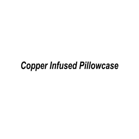 Copper Infused Pillowcase