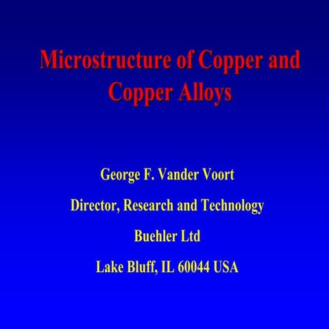 Copper alloys
