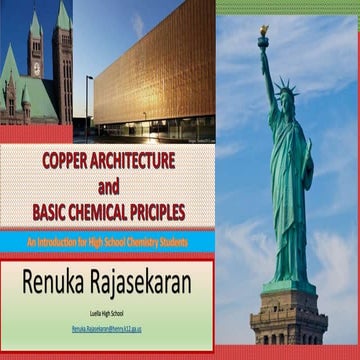 Copper Architecture and Chemical Principles  for High School Students