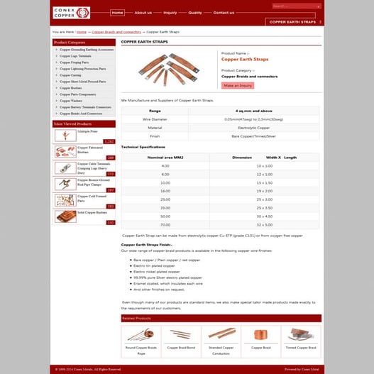 Copper earth straps PDF