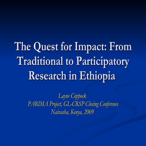 The Quest for Impact: The Transformation of Research from a Traditional to a ...