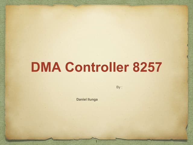 8237 dma controller