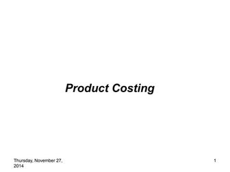 Co product costing detailed trng