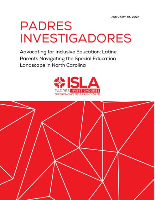 Advocating for Inclusive Education: Latine Parents Navigating the Special Edu...