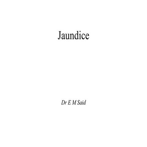 Jaundice