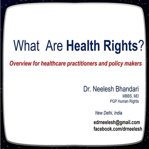 Health Rights and Information accessibility
