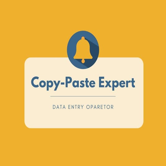 Fastest Copy-paste expert | PPT