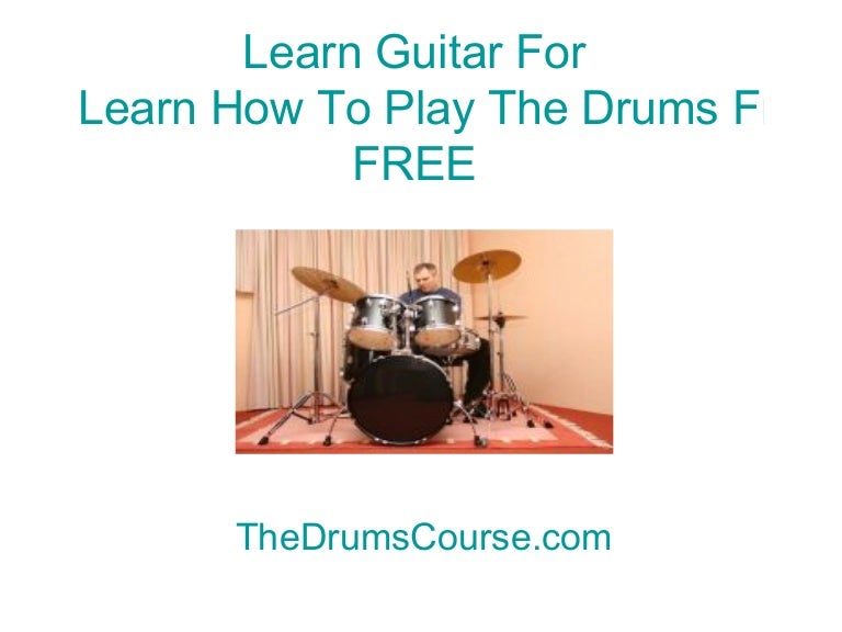 learn to play drums without a drum set