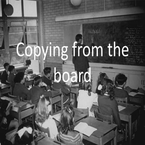 How to Copy off the Whiteboard or Blackboard