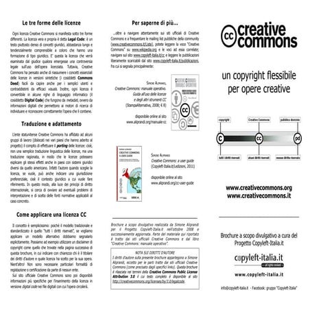 Creative Commons: un copyright flessibile per opere creative