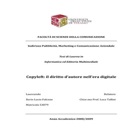 Copyleft: il diritto d’autore nell’era digitale