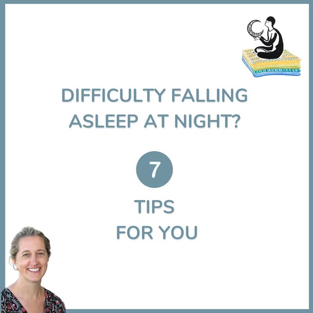 Difficulty falling asleep at night 7 tips PDF