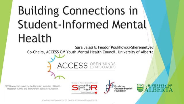 Building Connections in Student-Informed Mental Health