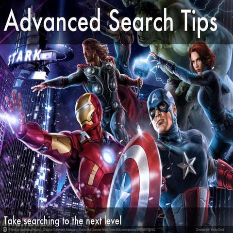 Advanced Search Tips for Research Methods | PPT