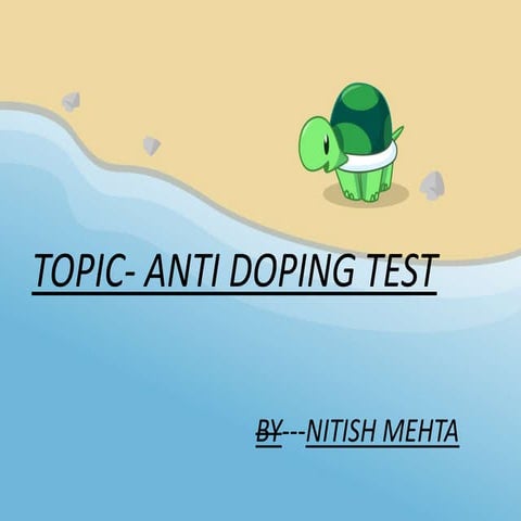 Copy of anti doping test..nitish