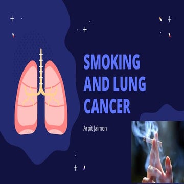 Smoking and Lung Cancer