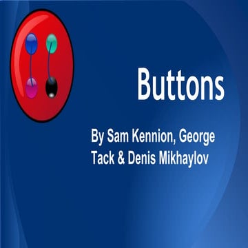 Apps for Good 2014 - Buttons