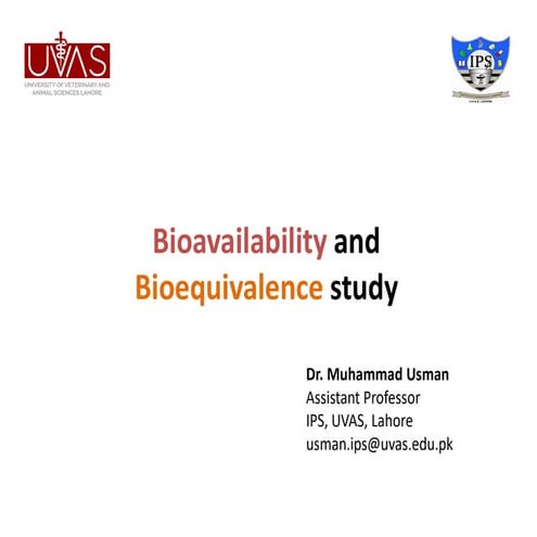 Bioavailability and Bioequivalence detail.pdf