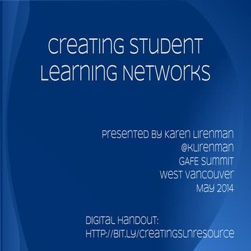 Creating Student Learning Networks