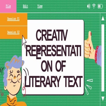 Copy of creative representation of literary text.pptx