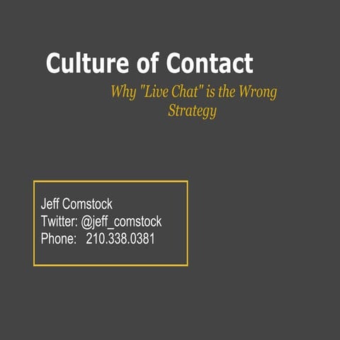 Culture Of Contact