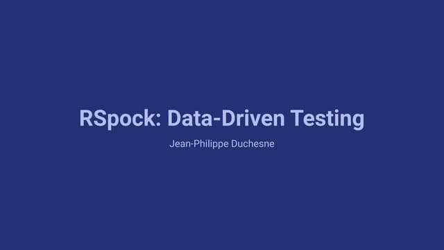 RSpock Testing Framework for Ruby