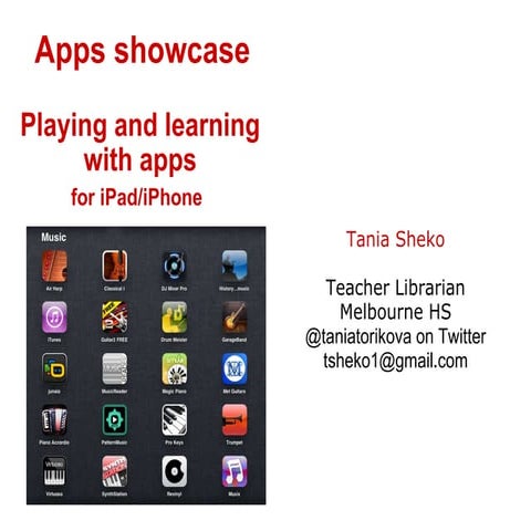 Educational iPad/iPhone Apps Showcase