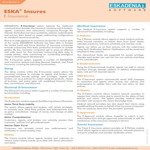 Copy of e insurance