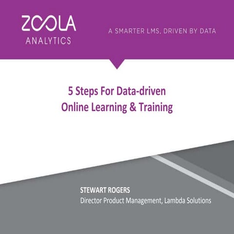 5 Steps for Data-Driven Learning