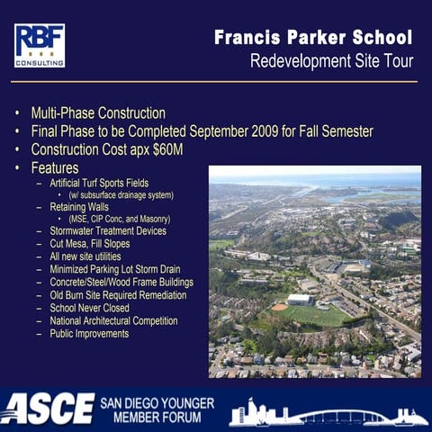 Franics Parker School Tour Advertisement