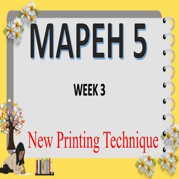 Music Arts and  PE  and Health for grade 5 learners