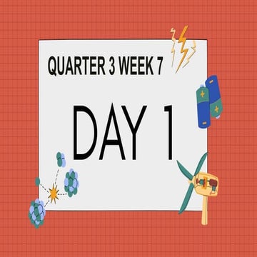 SCIENCE LESSON FOR GRADE 5  QUARTER 3LEARNERS