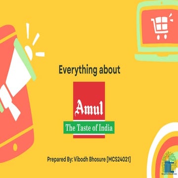 SWOT AMUL | PPTX