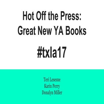 TLA Hot off the Press