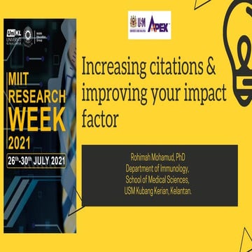How to increase citations index | Research | Publications