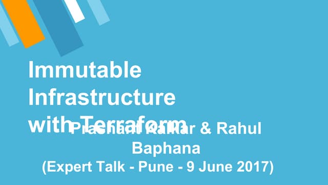 Immutable infrastructure with Terraform