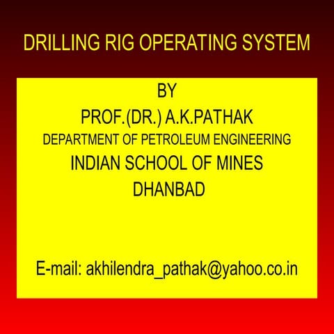 Presentation 2 drilling rig systems | PDF