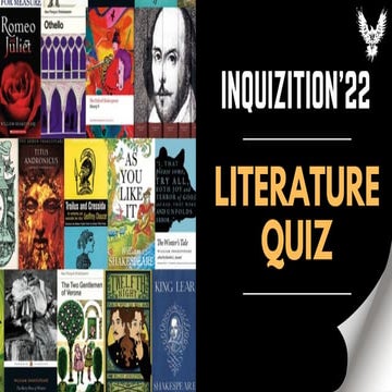 Literature Quiz
