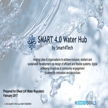 Smart4 Water Hub (innovative water thinking)