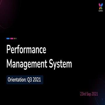 Kissflow Performance Appraisal System